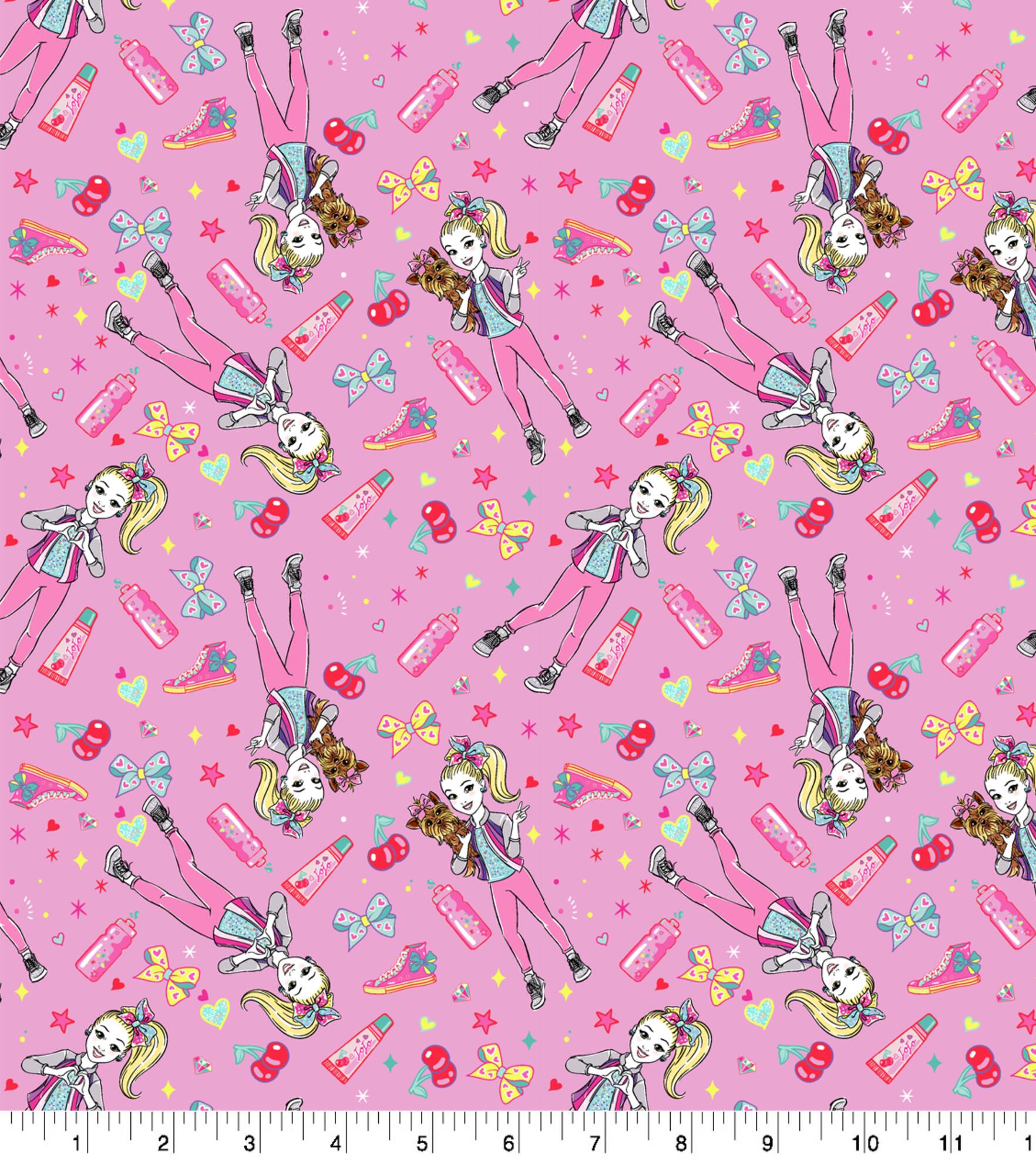 Nickelodeon JoJo Siwa & BowBow Cotton Fabric